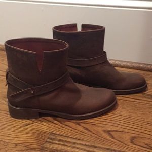 Madewell brown leather boots size 8 1/2